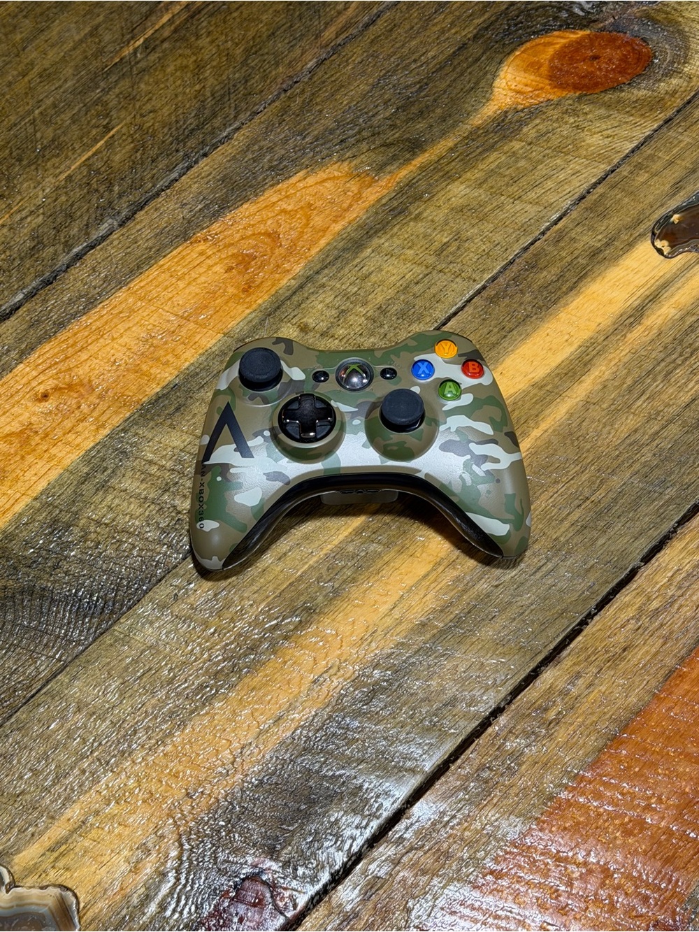 Microsoft Xbox 360 Wireless Controller Gamepad Camo Green Multicolor